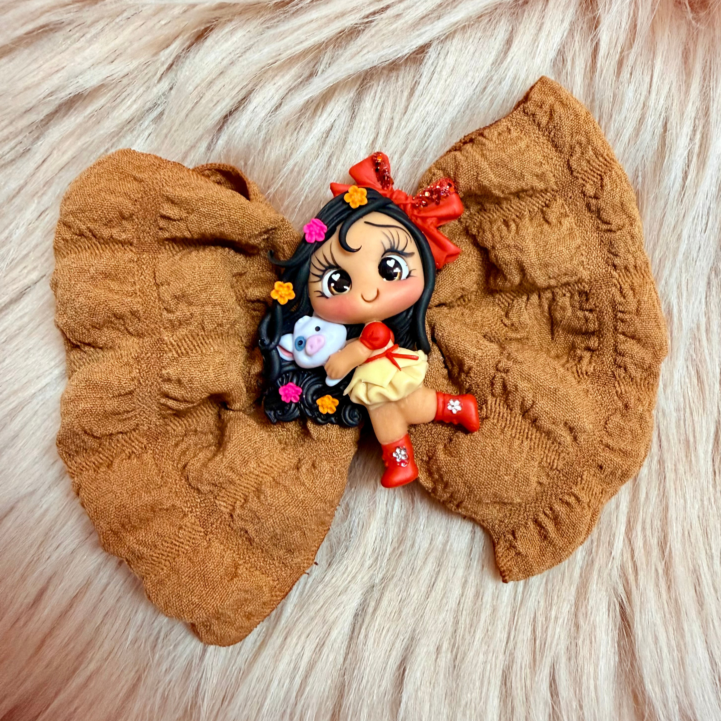 Fluffy Savannah Bow - Moana