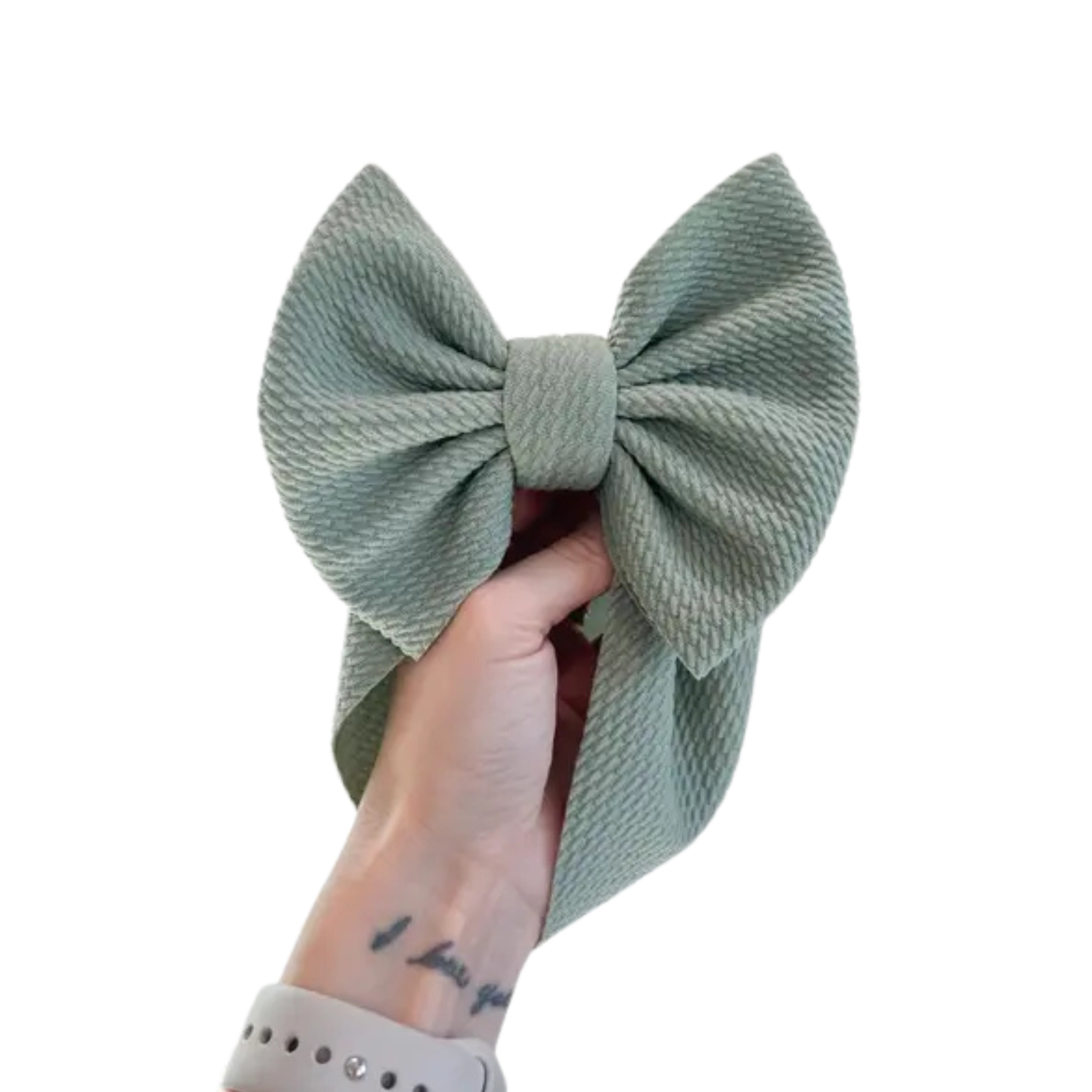 Sage Bullet Bow + Headwrap