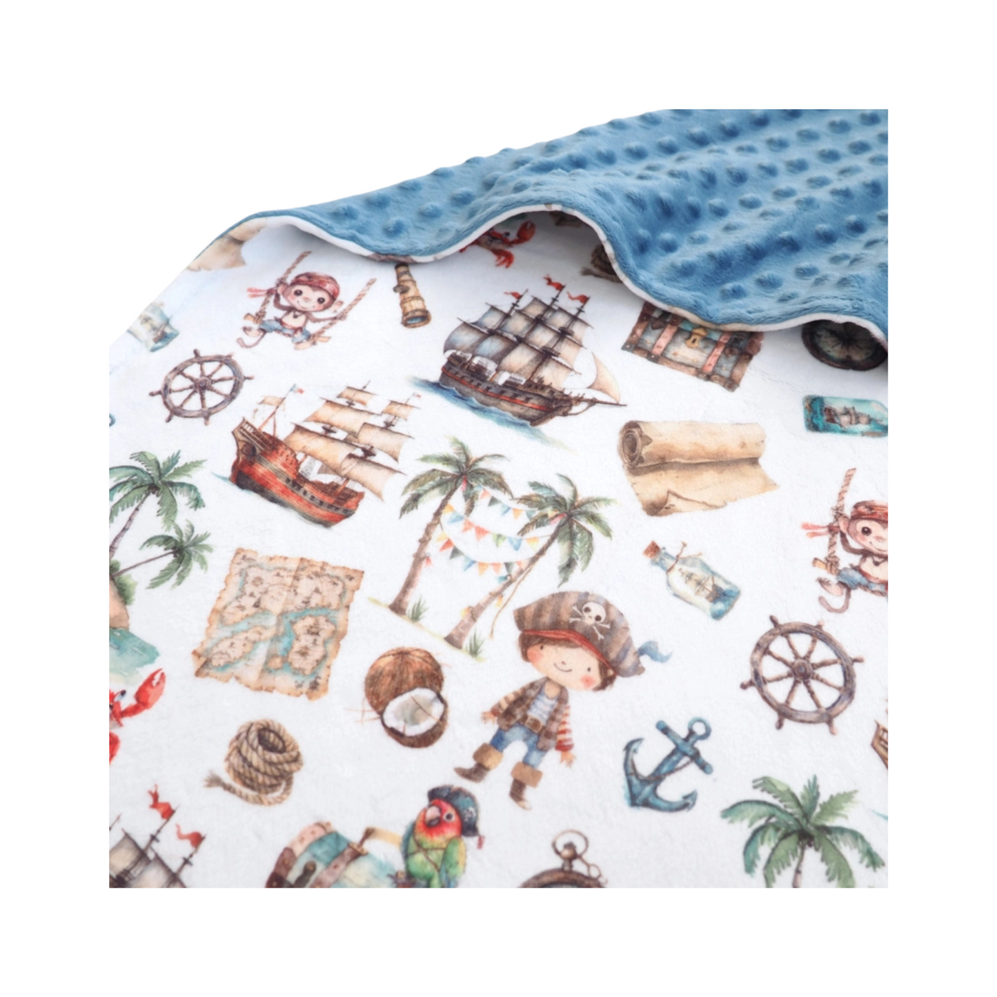 Baby & Toddler Minky Blanket - Pirate