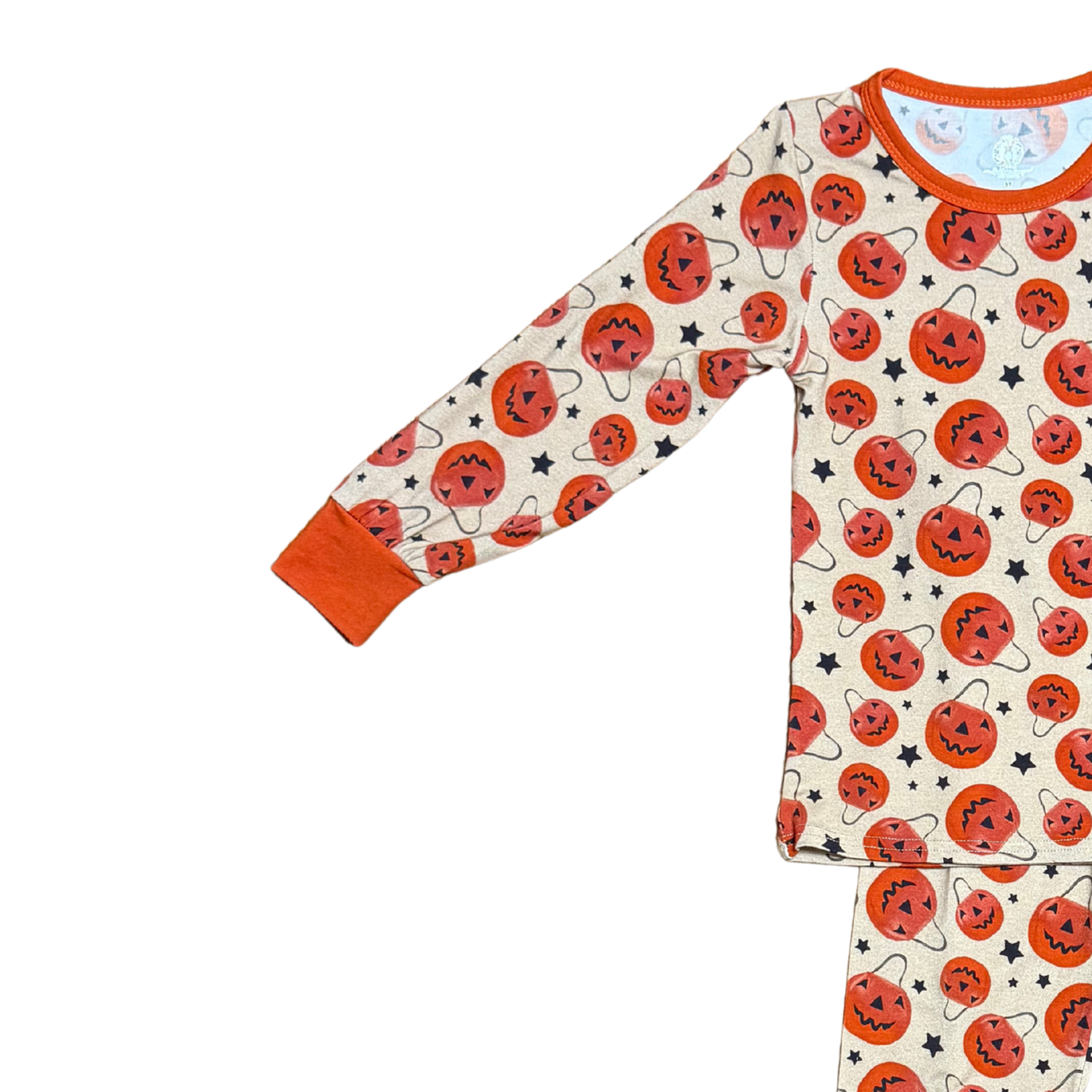 Halloween Pumpkin Buckets Bamboo PJ Set