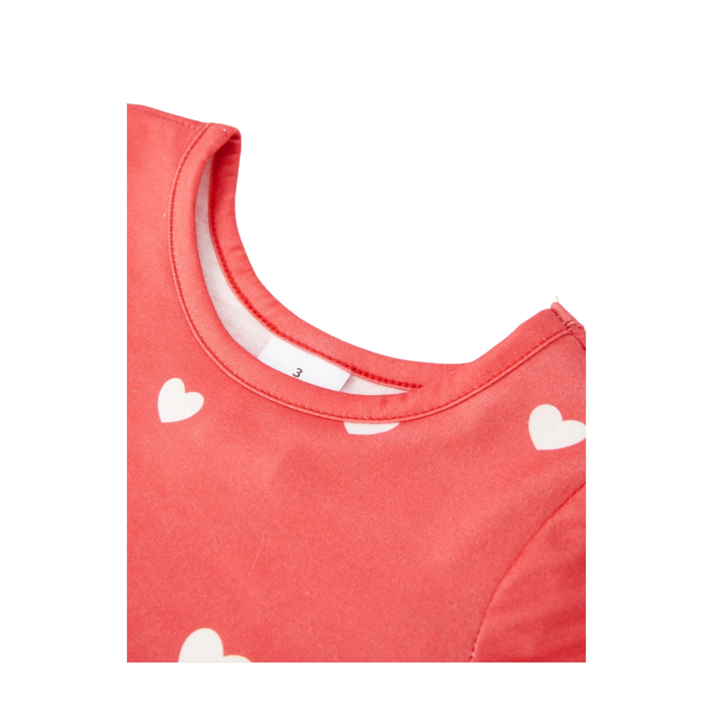 Red Hearts Twirl Dress