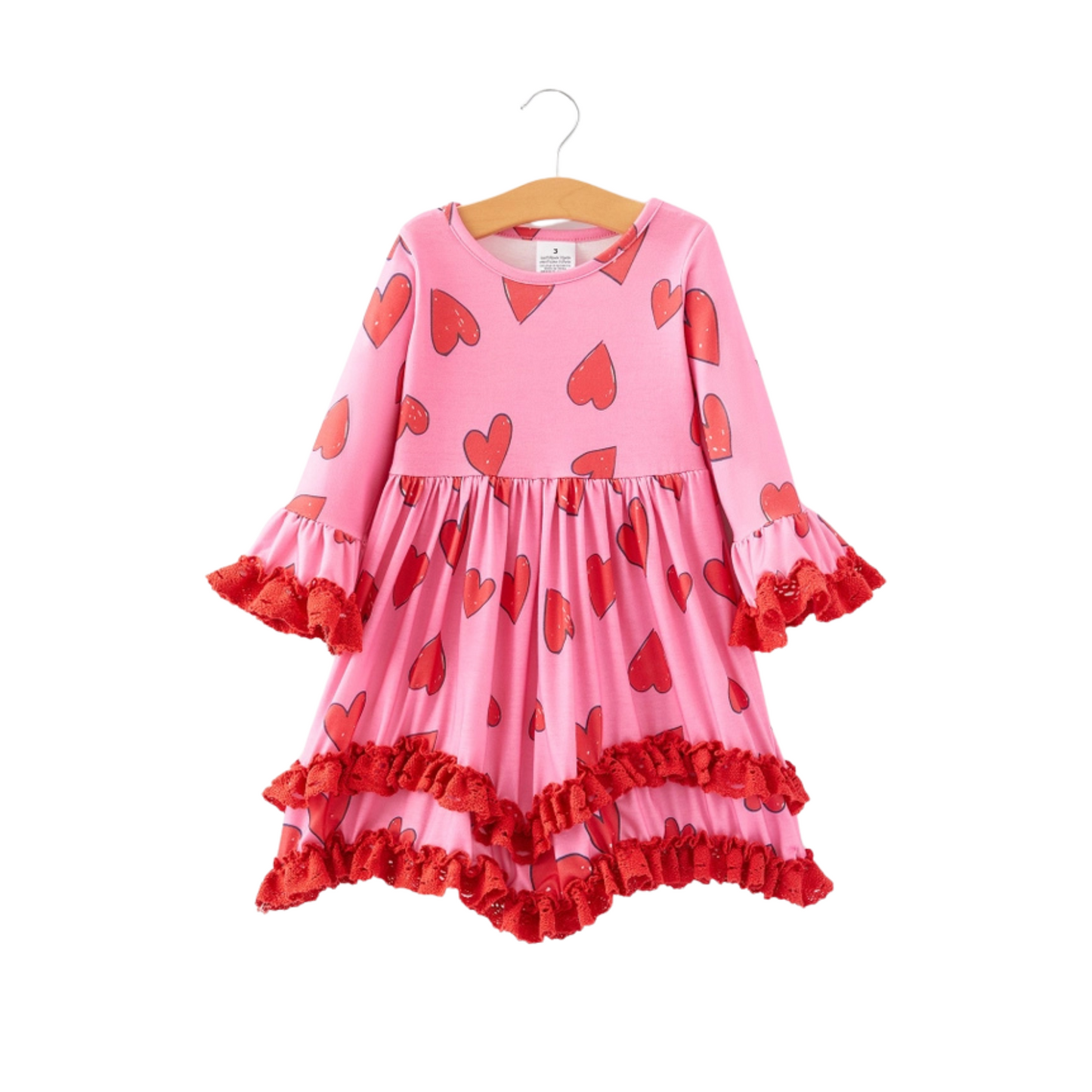 Queen of Hearts Ruffle Dress