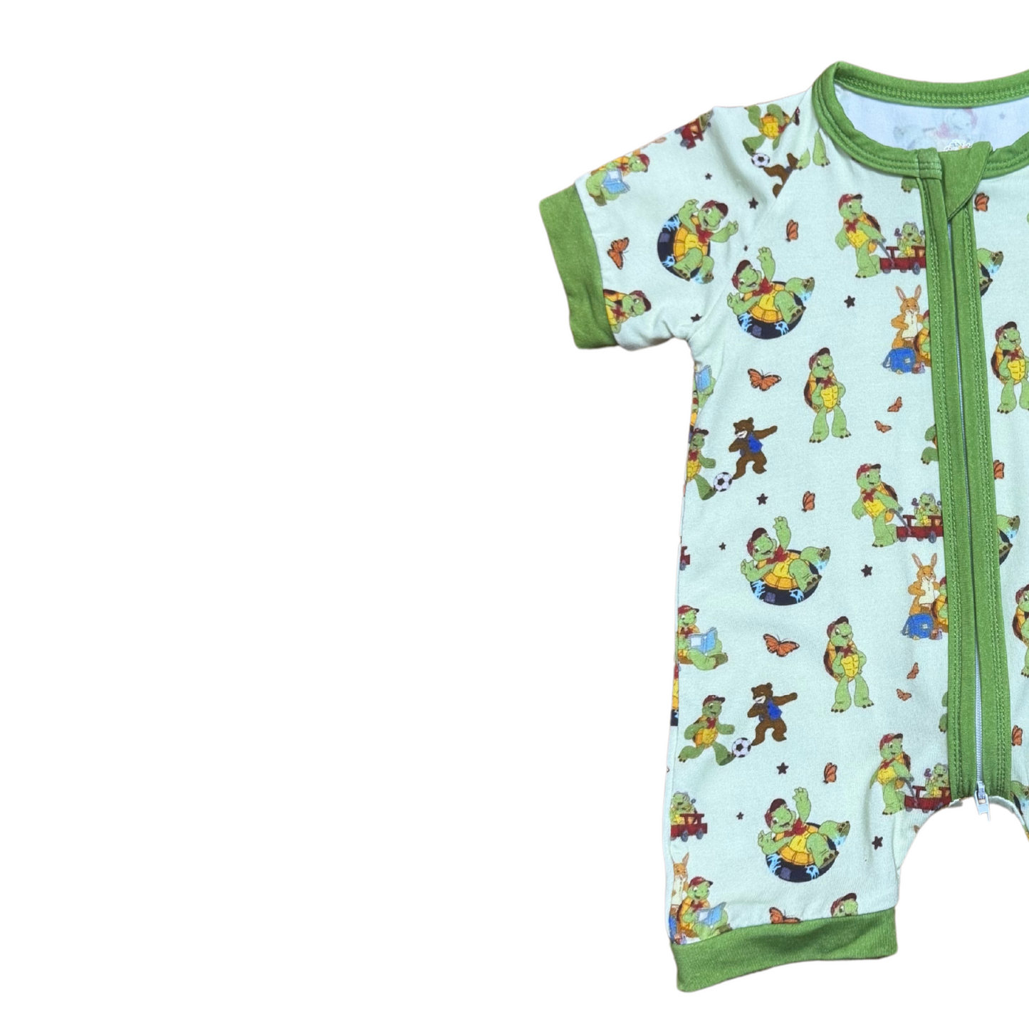 Franklin The Turtle Bamboo Short Romper