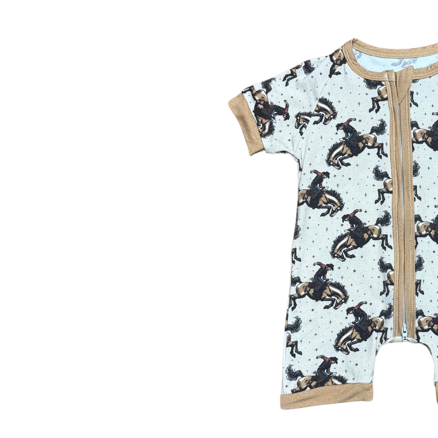 They Call The Thing A Rodeo Bamboo Short Romper