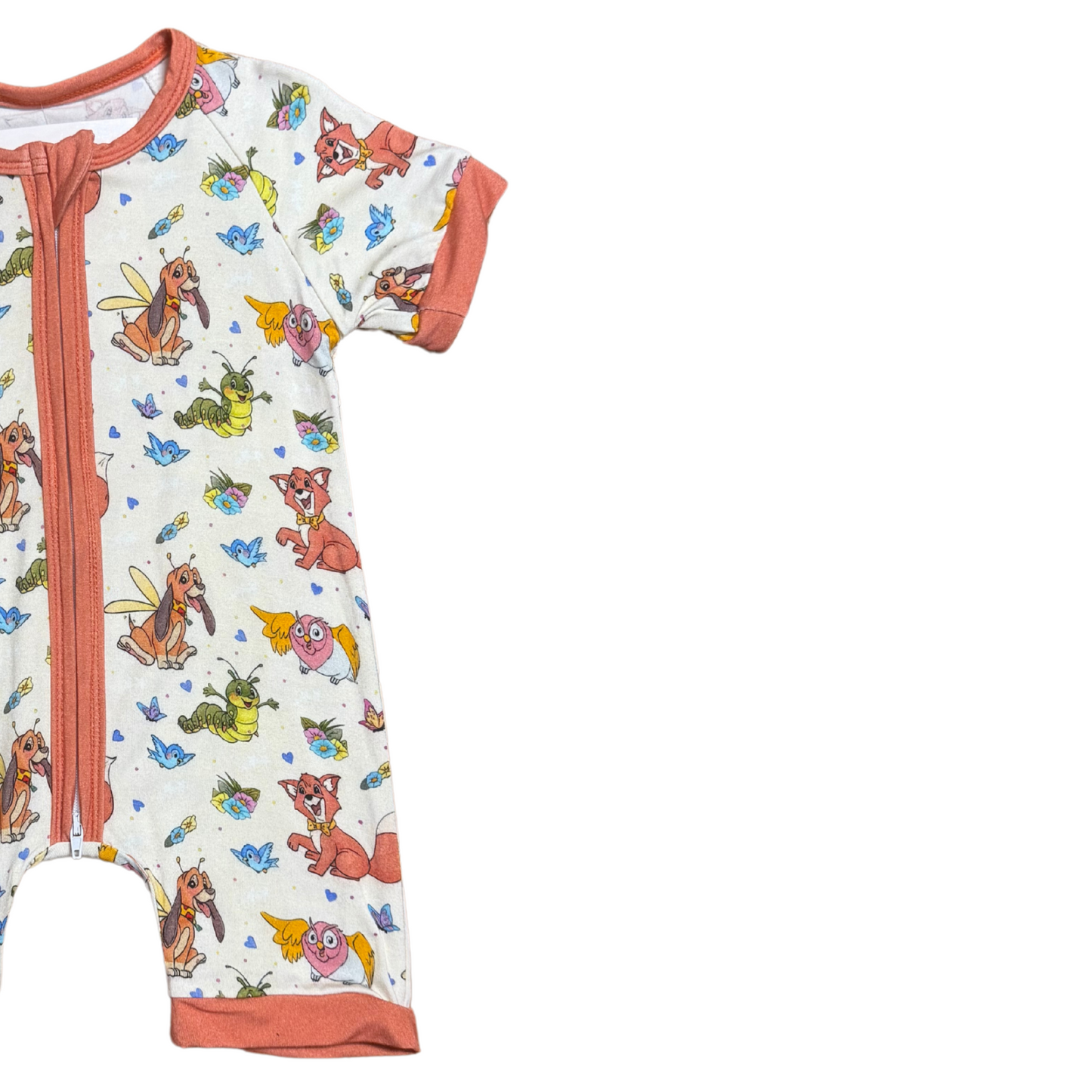 The Fox & The Hound Bamboo Short Romper