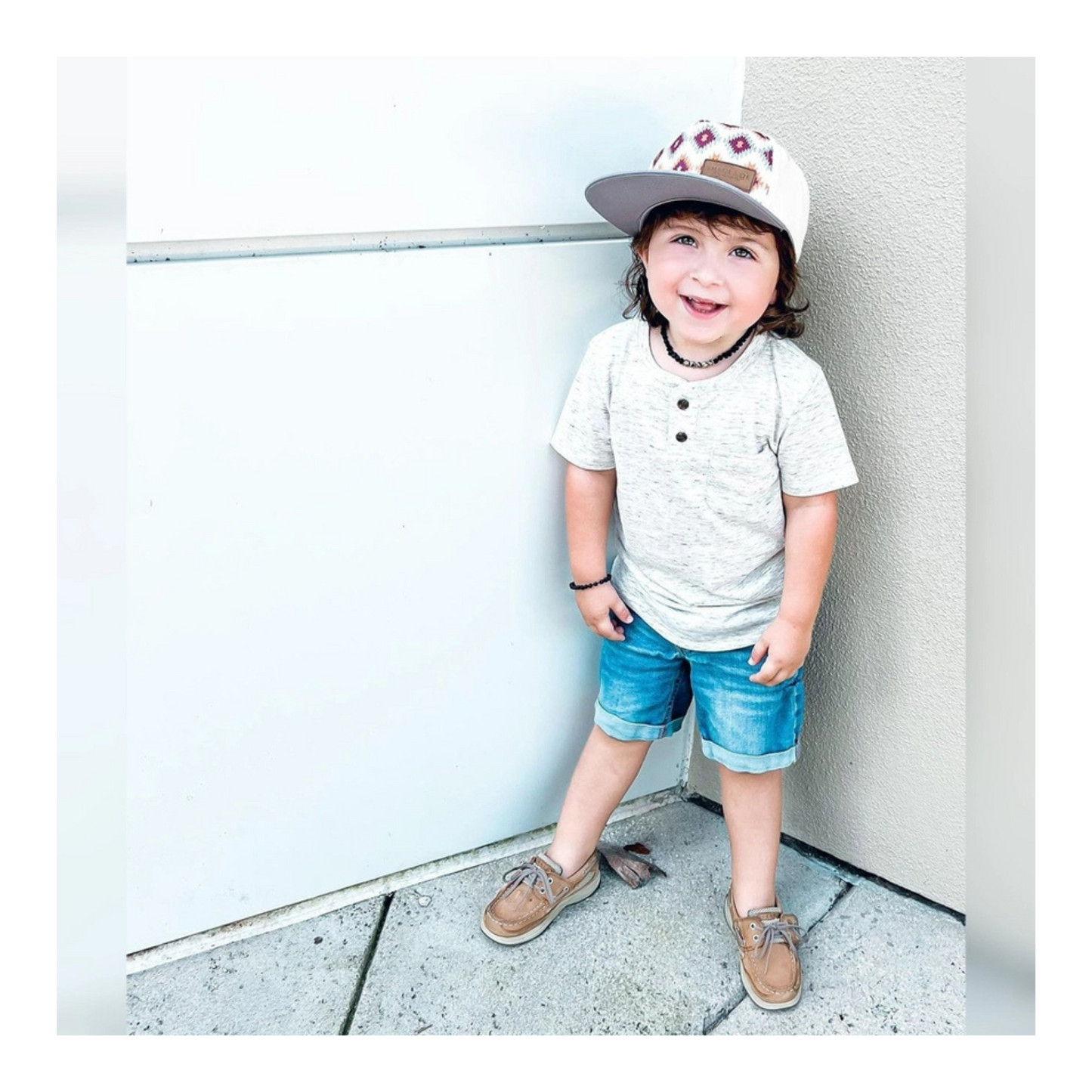 Dalmatian Jasper + Raw Cherry Amber Bracelet