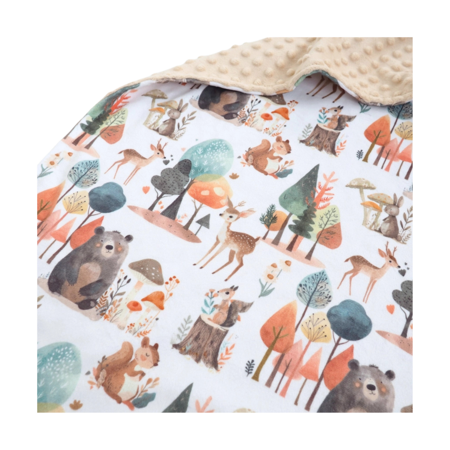Baby & Toddler Minky Blanket (Enchanted Forest)