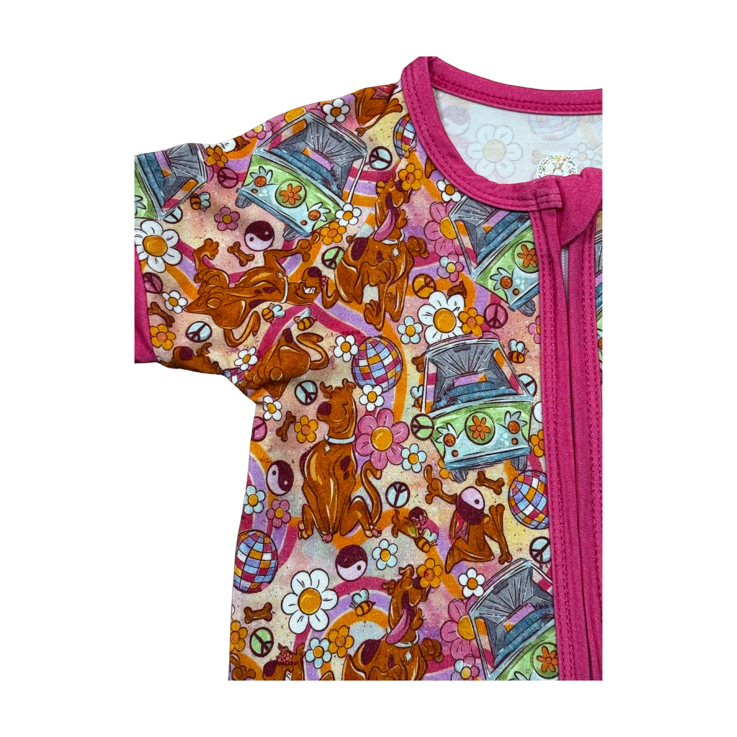 Groovy Scooby Bamboo Short Romper