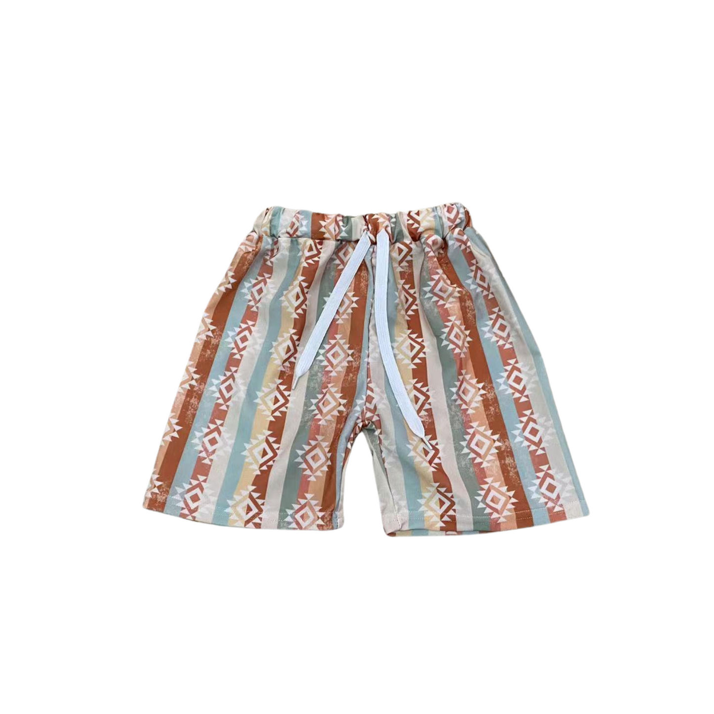 Aztec Print Shorts