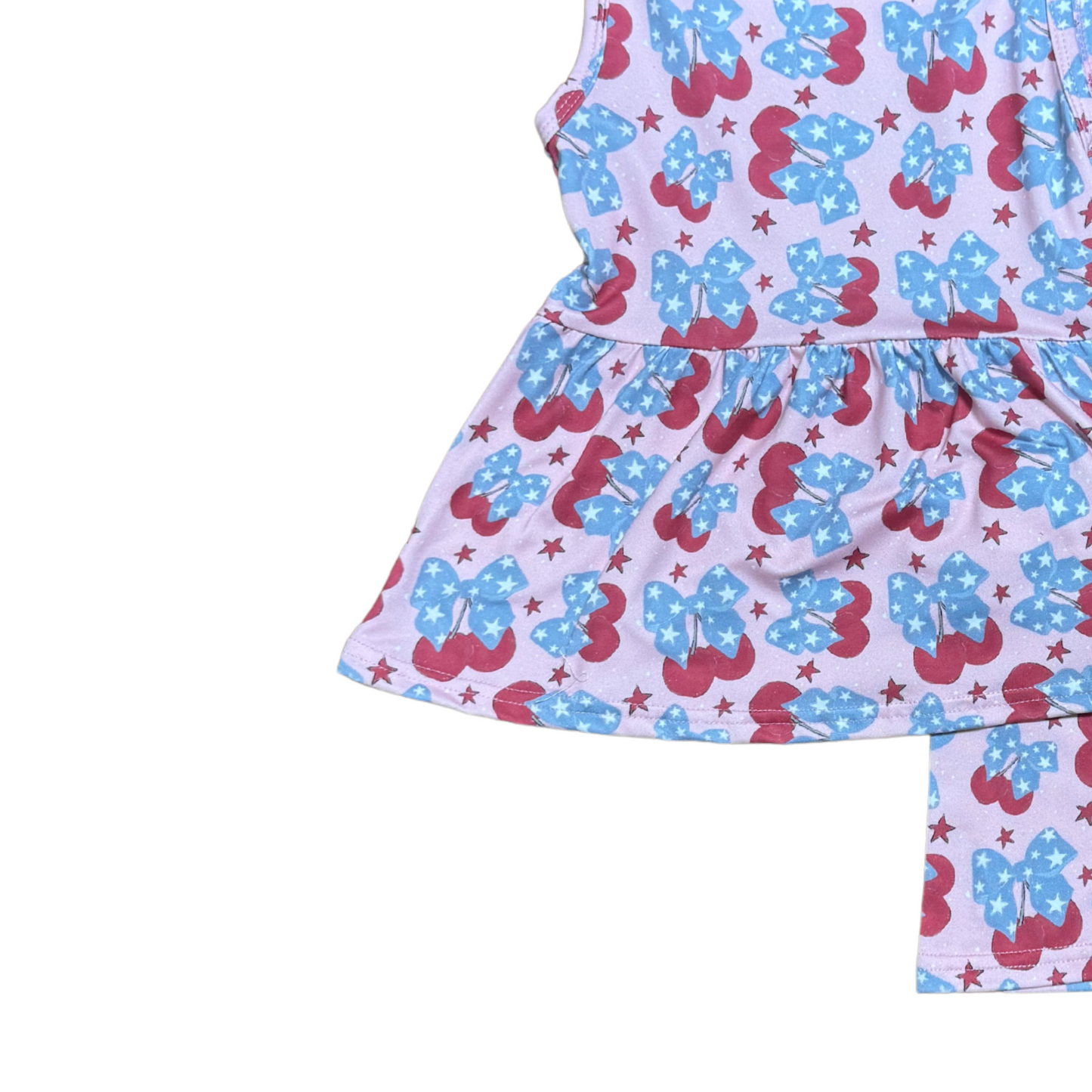 Red, White & Cherry Two Piece Outfit