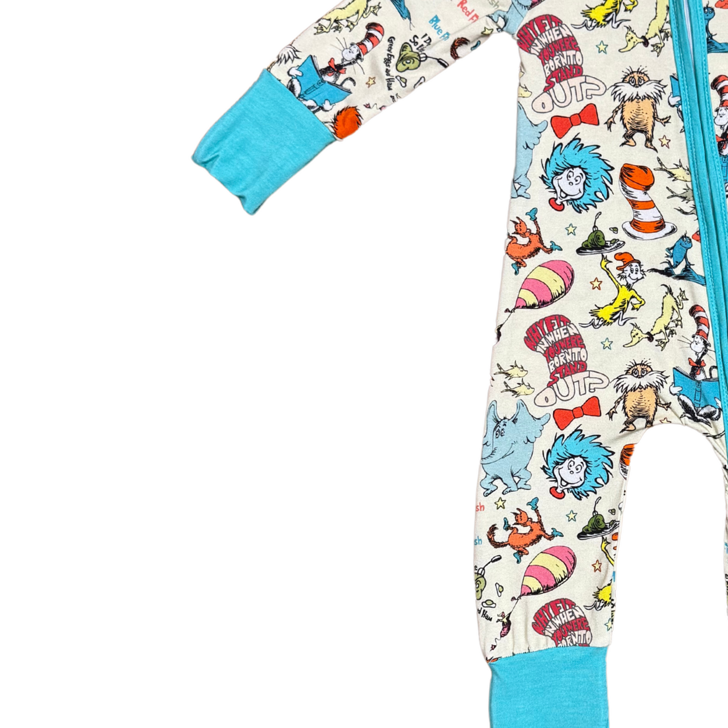 All Things Seuss Bamboo Romper