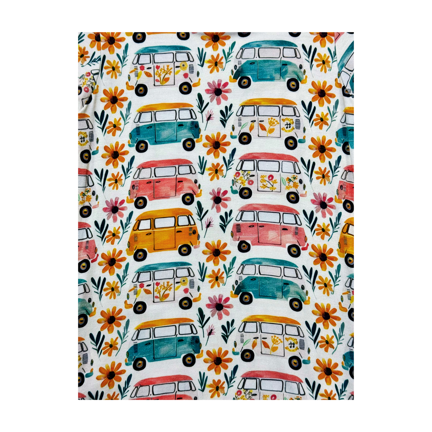 Retro VW Bus Bamboo Nightgown