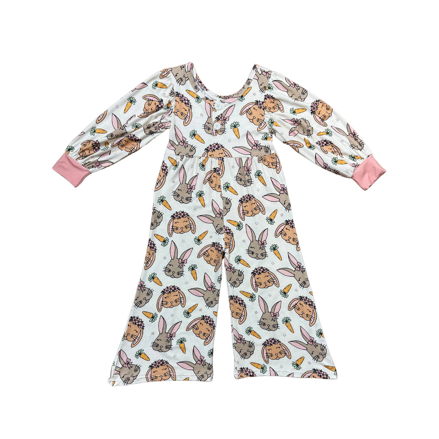 Pretty Little Bunnies Bamboo Jumpsuit