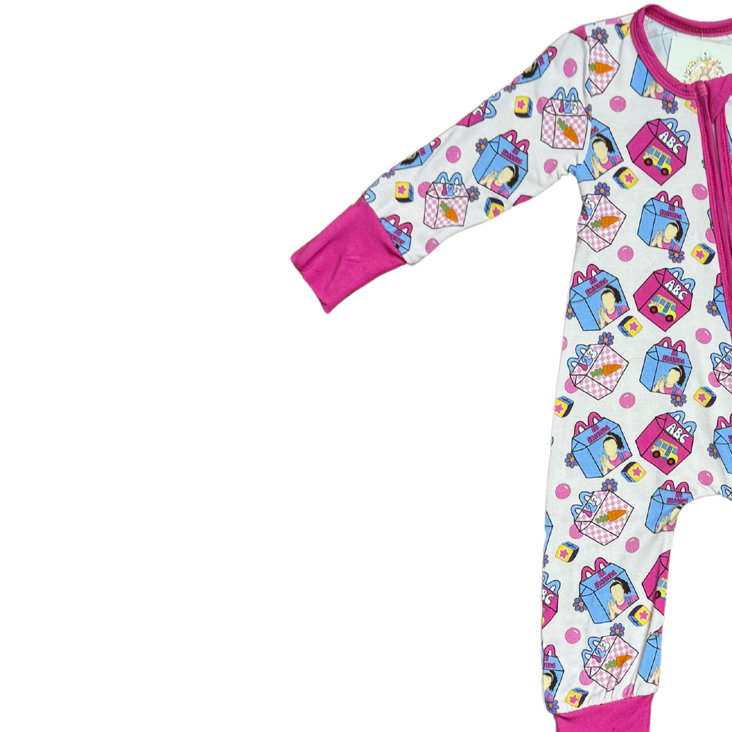 Ms. Rachel Happy Meal Bamboo Romper