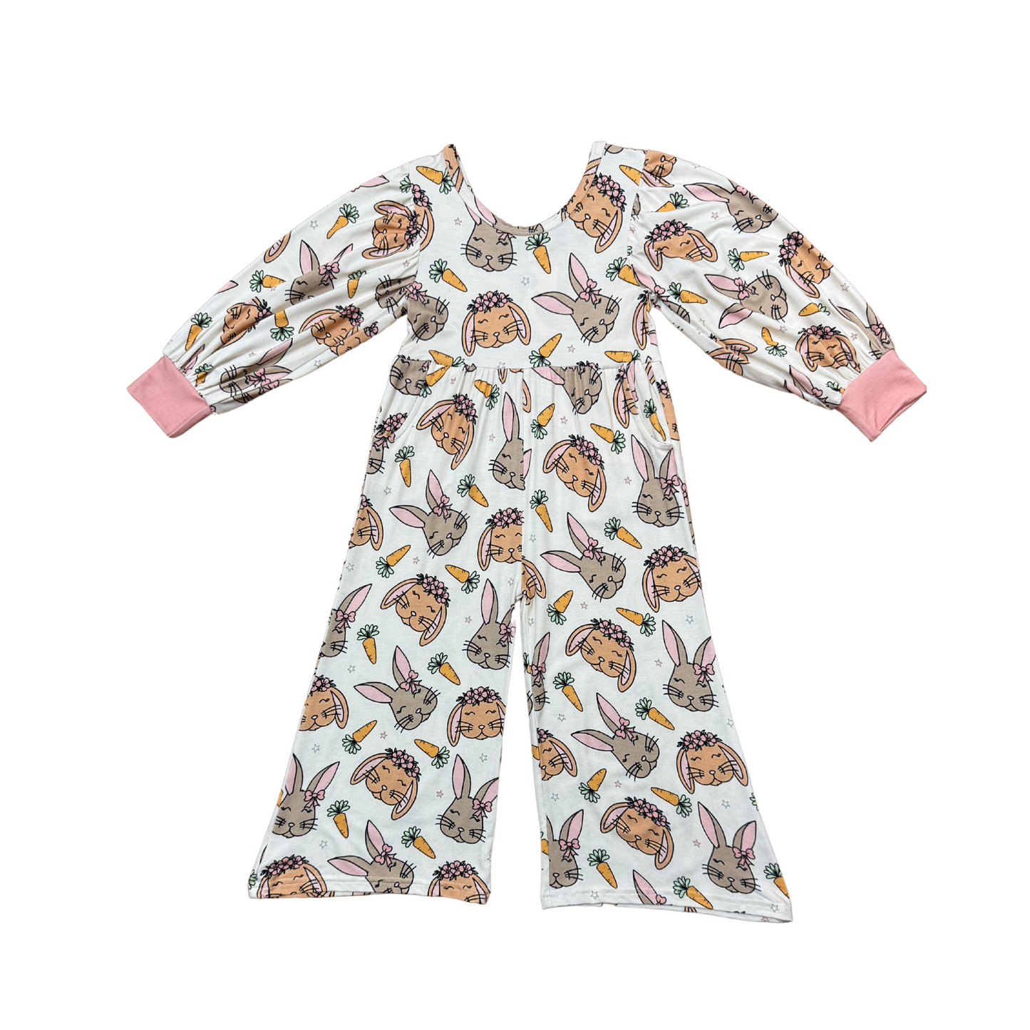 Pretty Little Bunnies Bamboo Jumpsuit