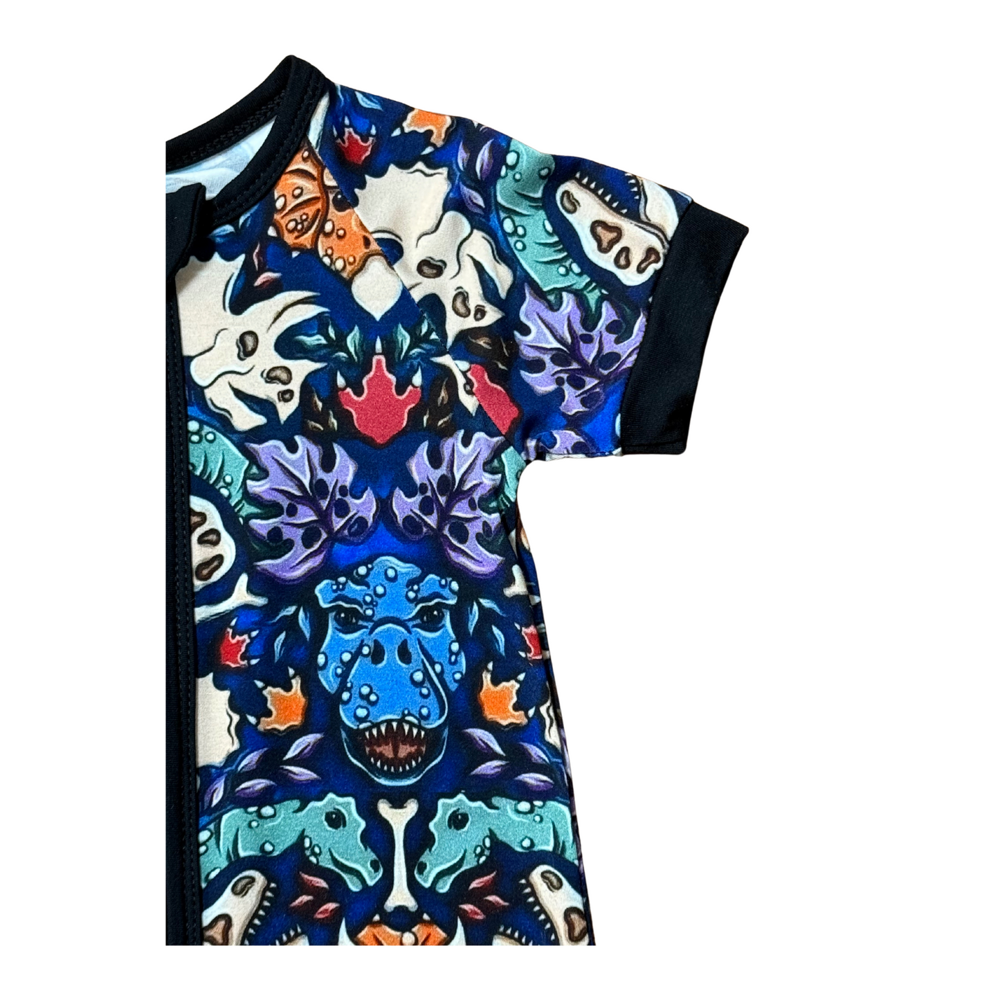 Different Dinos Bamboo Short Romper