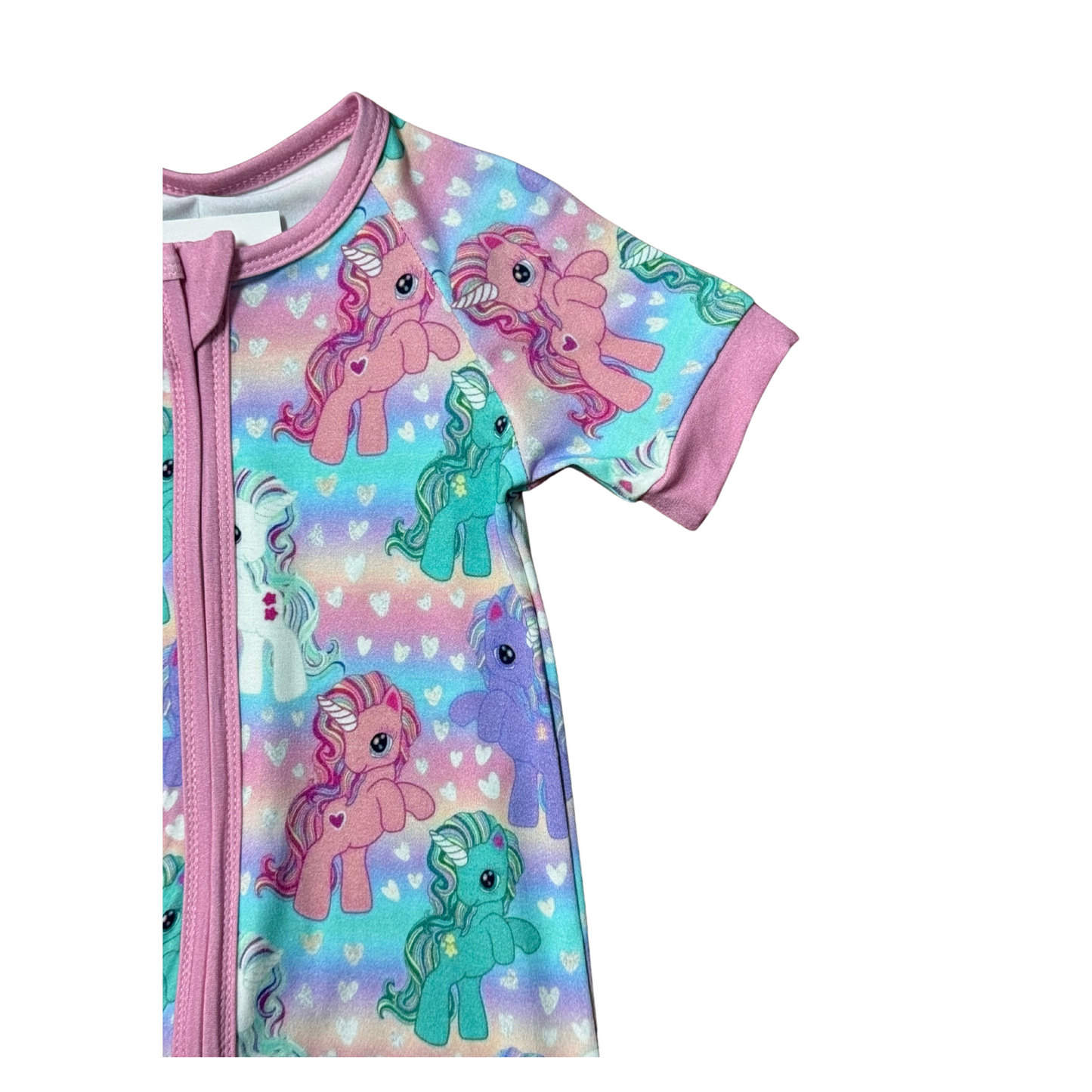 Pastel Ponies Bamboo Short Romper