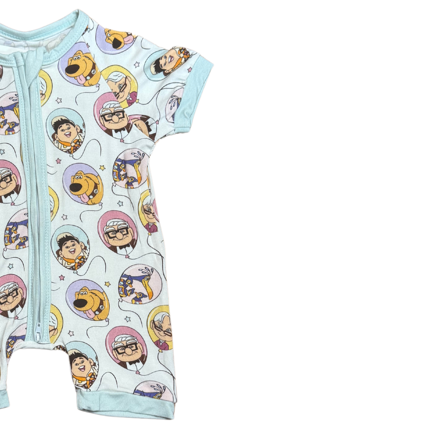 Up Balloons Bamboo Short Romper