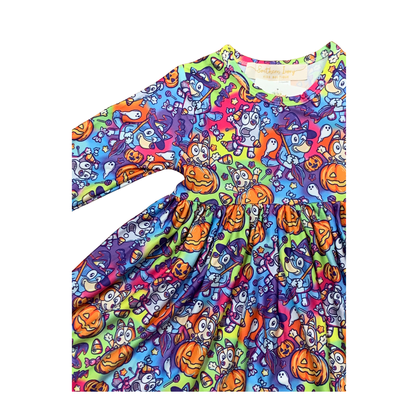 Bluey Loves Lisa Frank Twirl Dress