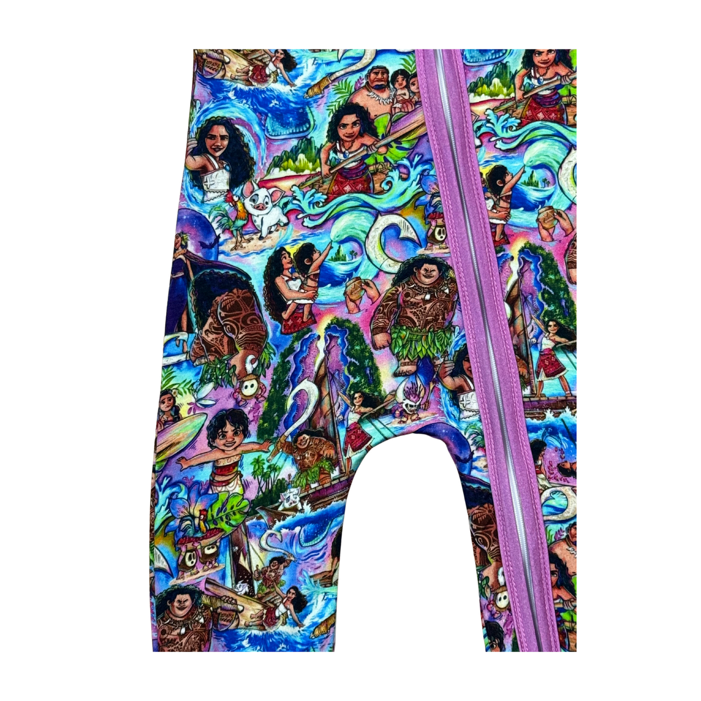 Moana II Bamboo Romper (Purple)
