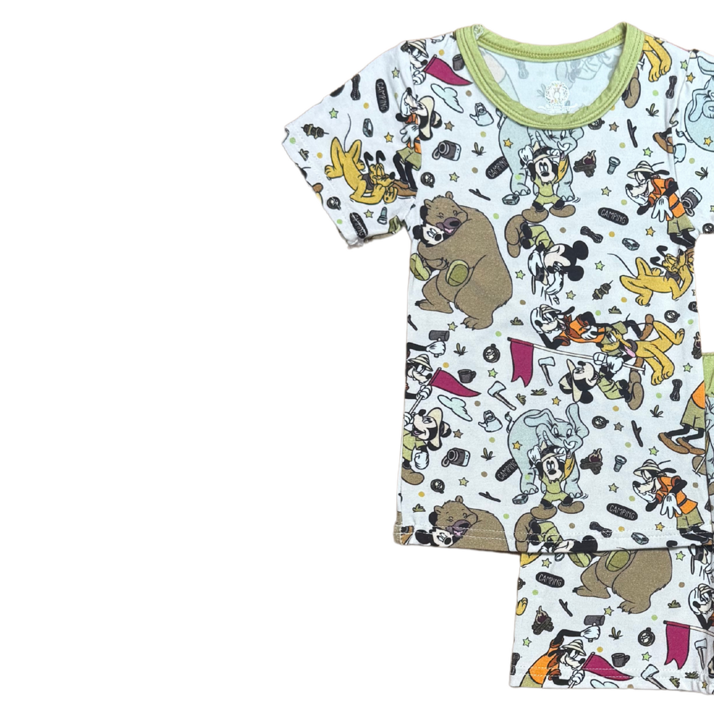 Mickey Safari Bamboo Two Piece Set