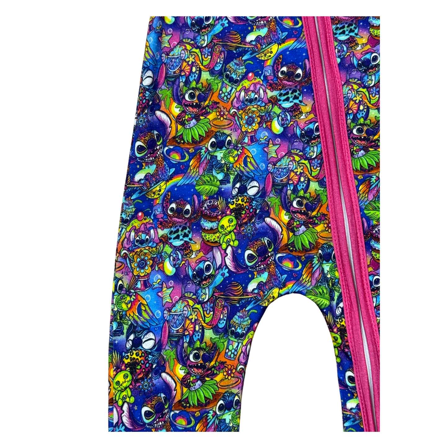 All Things Stitch Bamboo Romper (Pink)