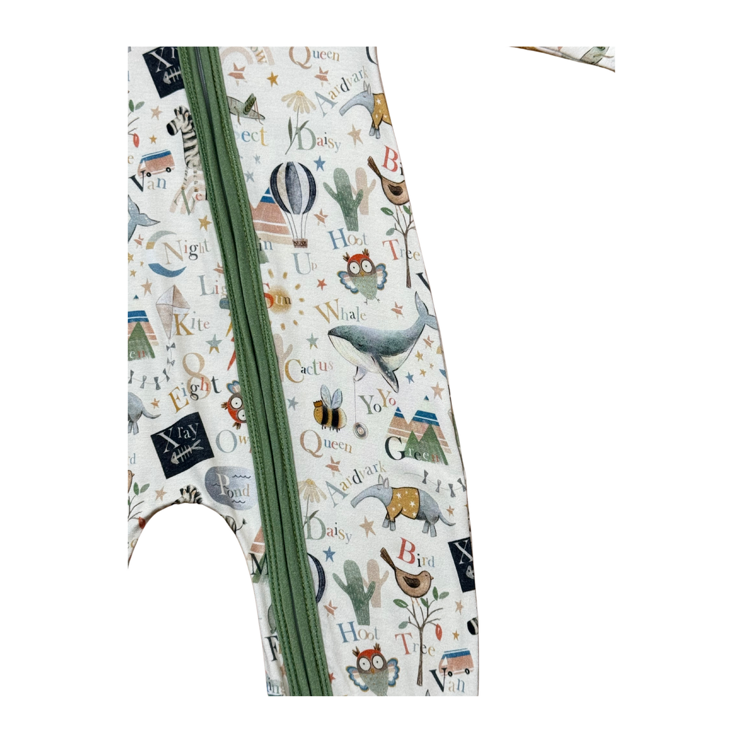 A is for Aardvark Bamboo Romper