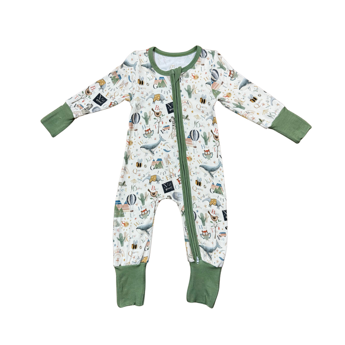 A is for Aardvark Bamboo Romper