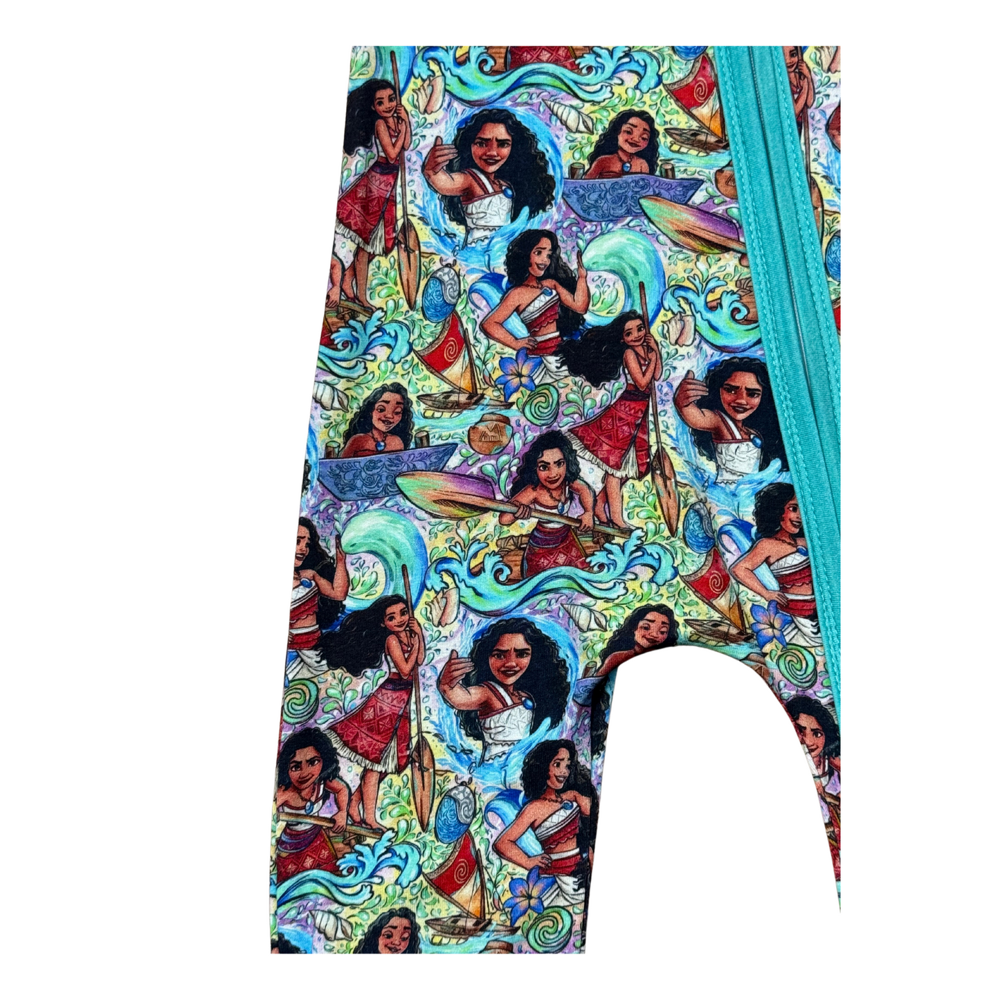 Moana II Bamboo Romper (Turquoise)