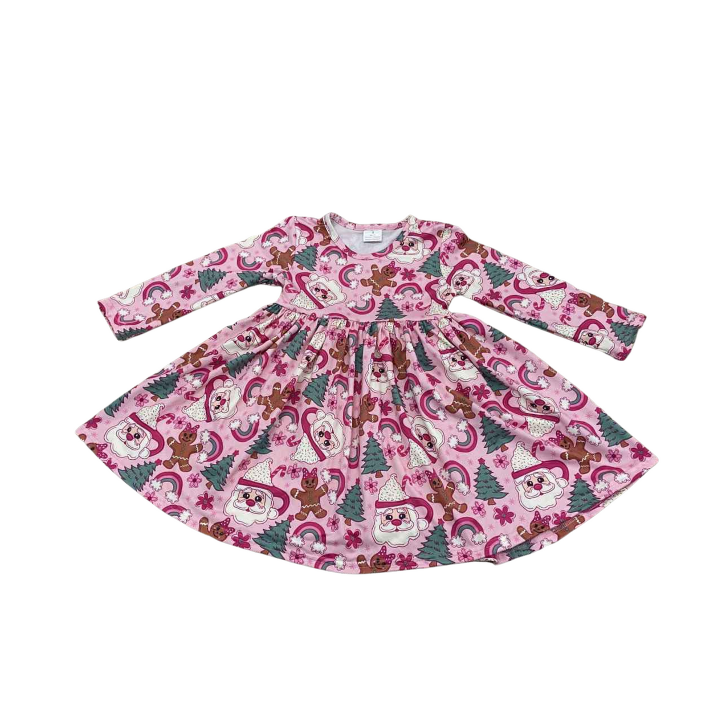 Christmas Cocoa Twirl Dress