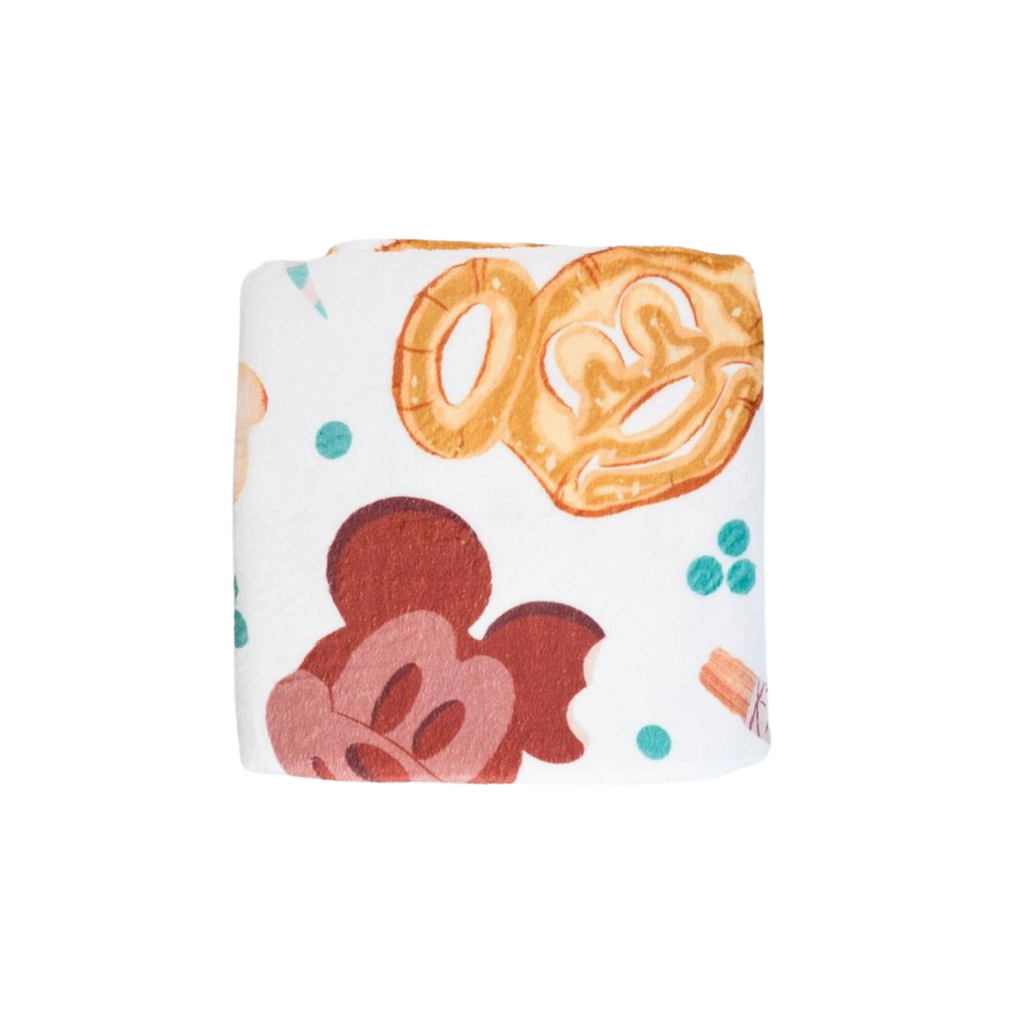 Disney Snacks Double Sided Throw Blanket