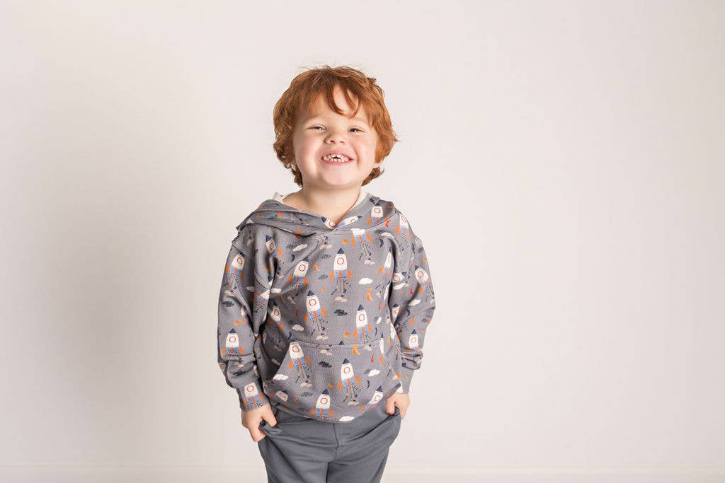 Kids Bamboo Rockets Hoodie