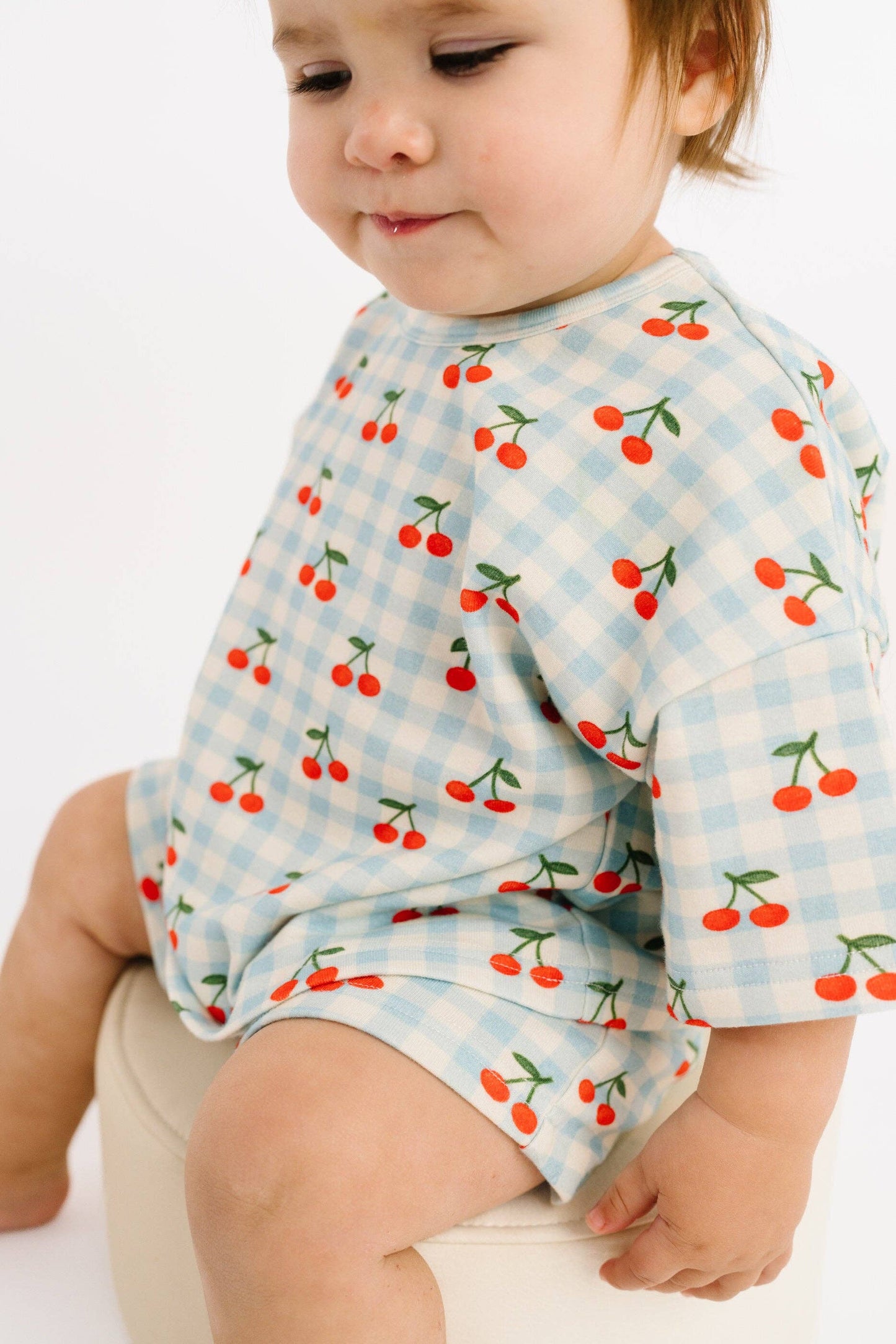 Cherry Picnic Slouchy Set