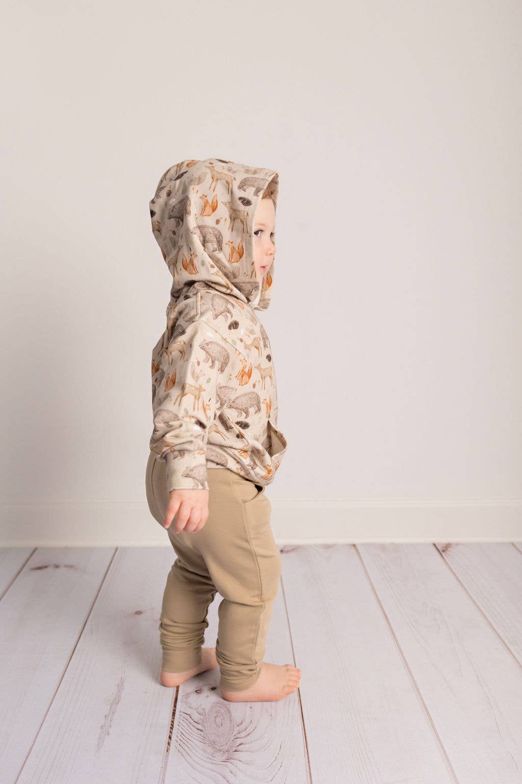 Kids Bamboo Tan Jogger Pants