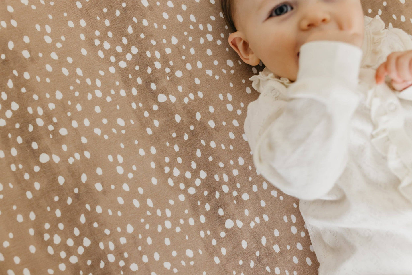 Premium Knit Fitted Crib Sheet - Fawn