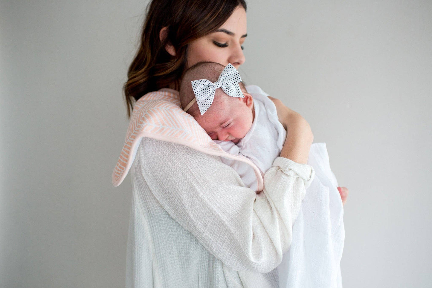 3 Pack Premium Burp Cloths - Blush