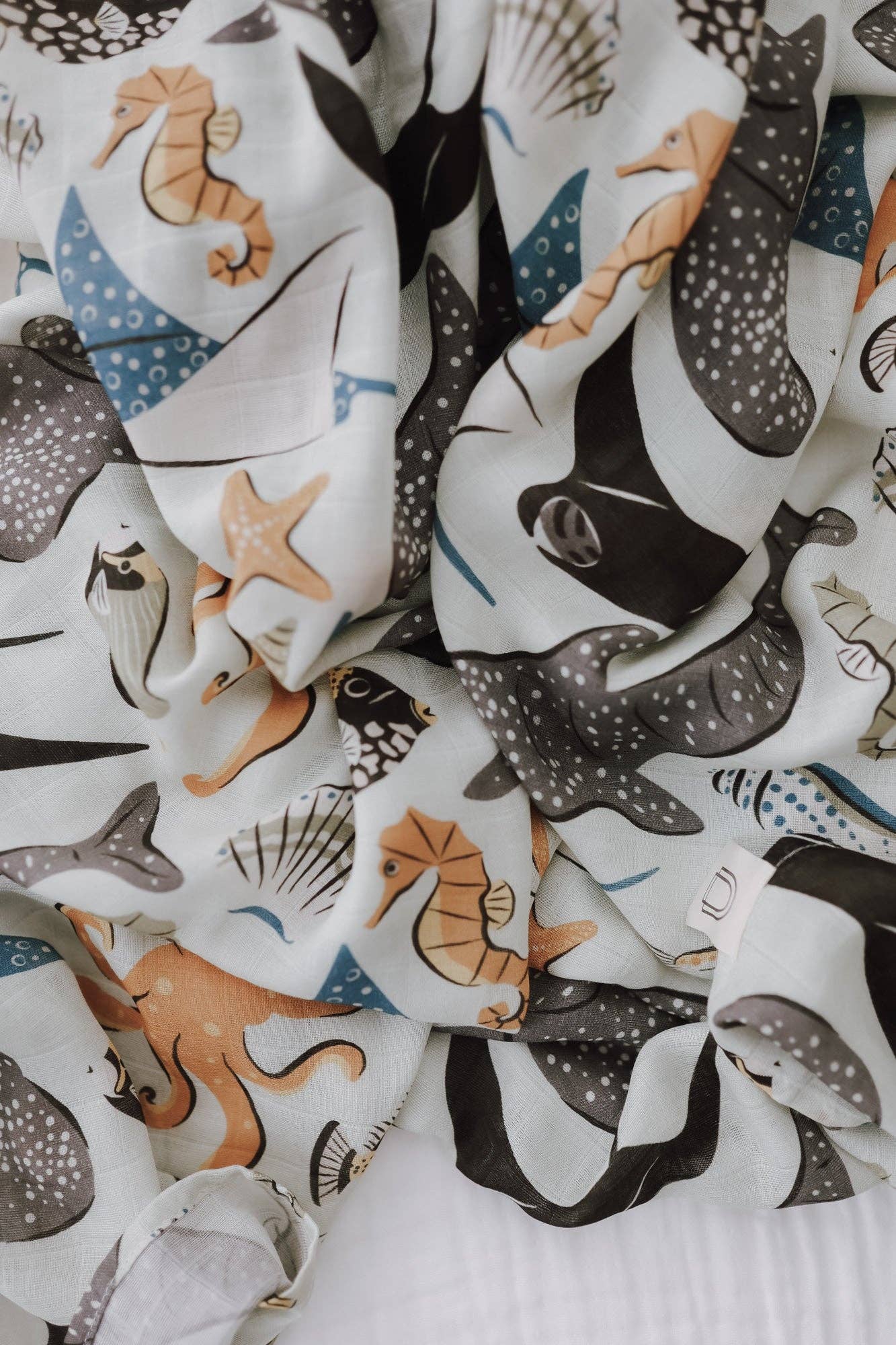 Seabound Muslin Swaddle Blanket