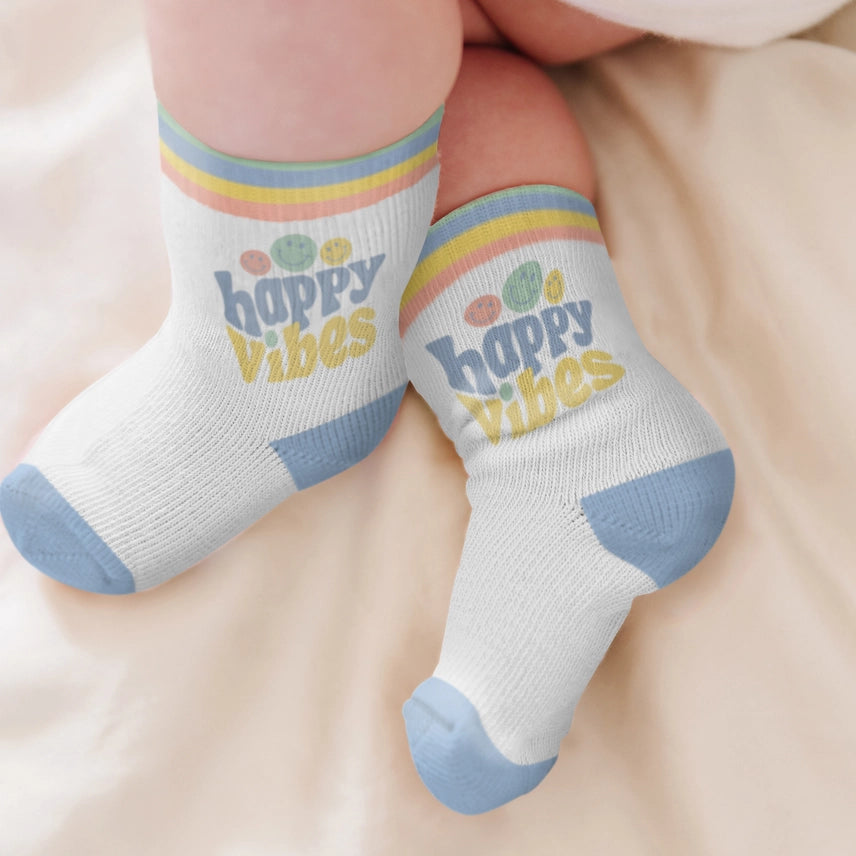 Baby Socks Trio Happy Baby Vibes