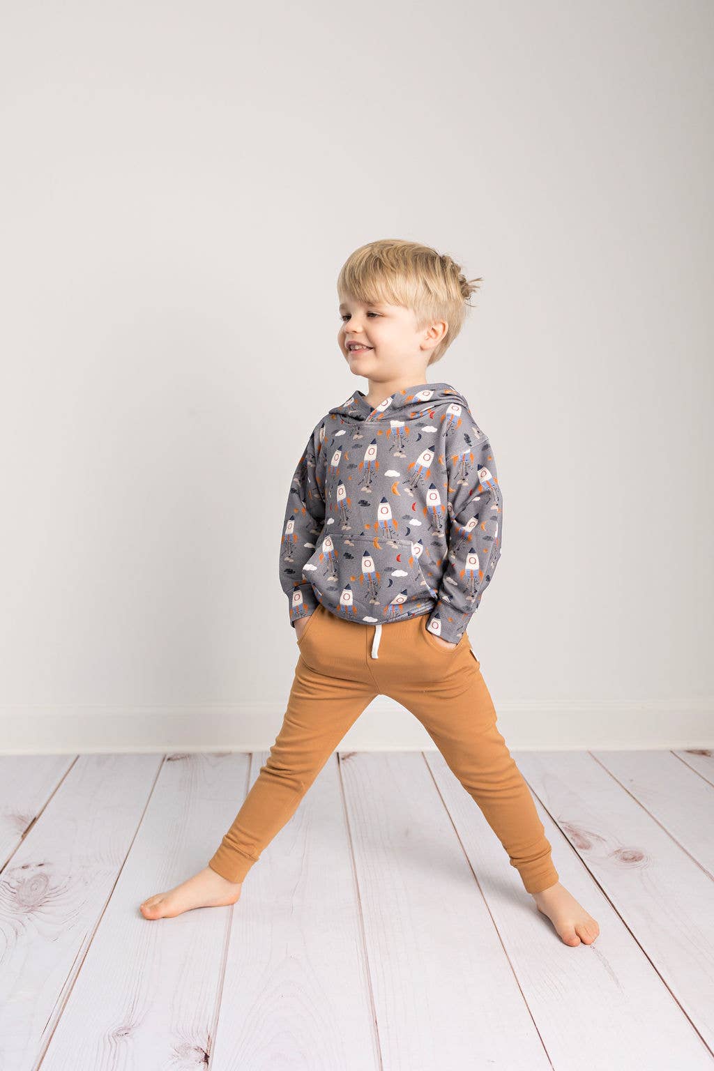 Kids Bamboo Rockets Hoodie