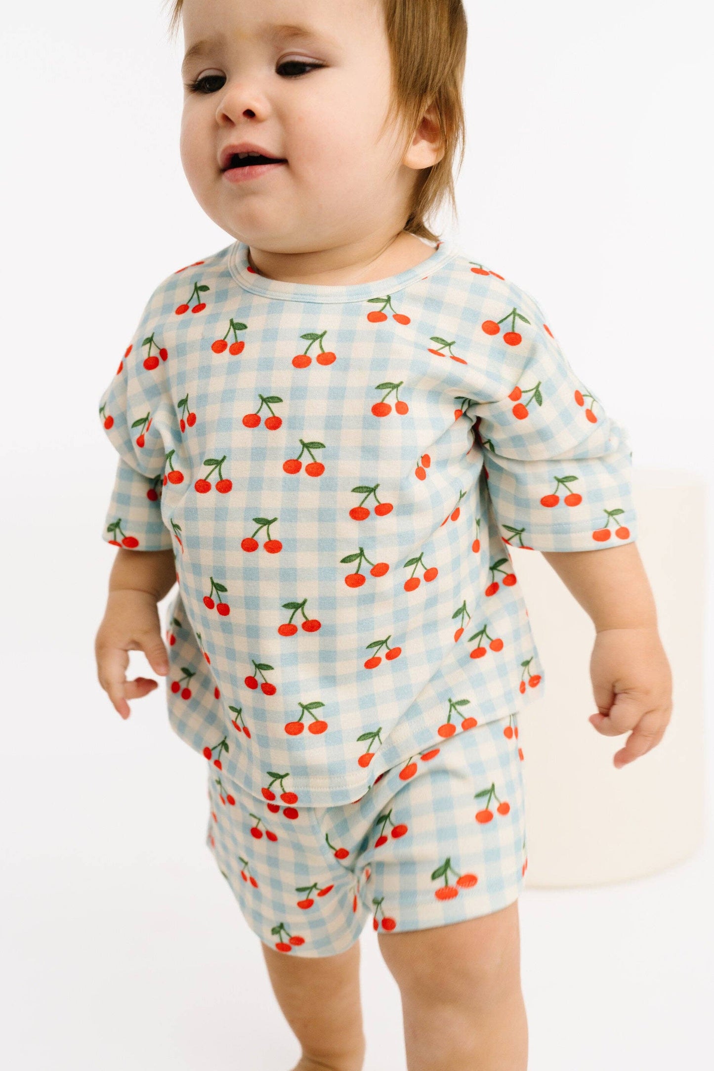 Cherry Picnic Slouchy Set