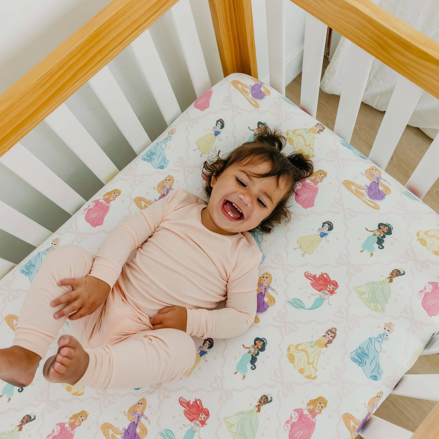 Premium Knit Fitted Crib Sheet - Disney Princess