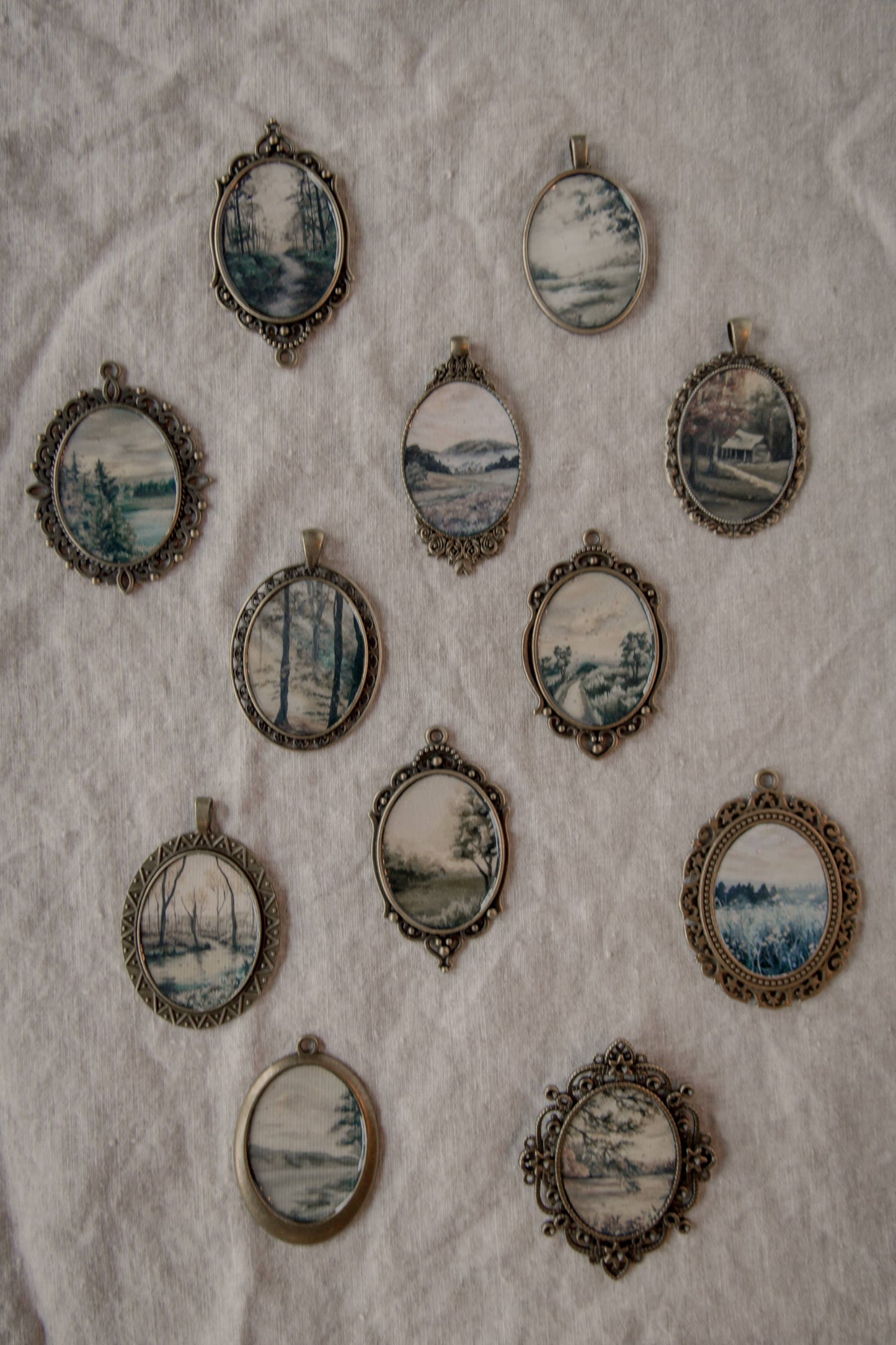 Landscape Antique Style Magnet Sets