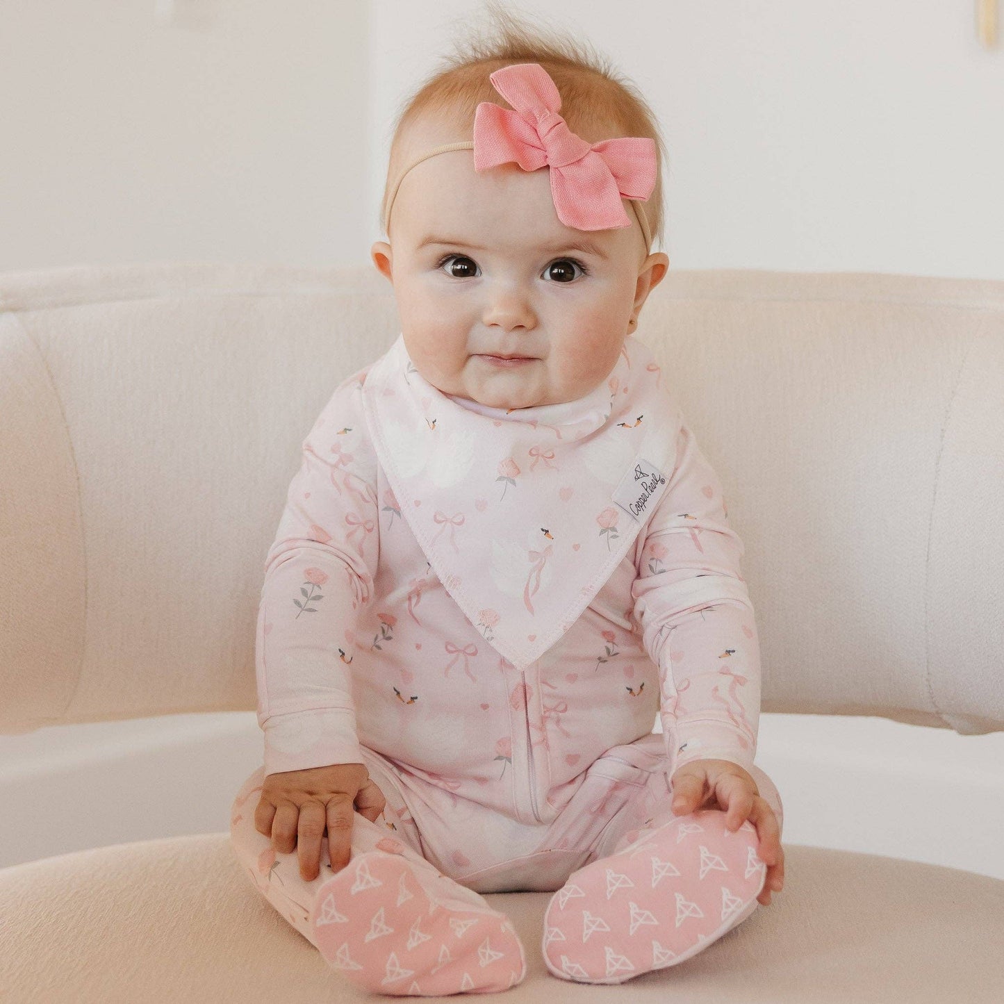 4 Pack Baby Bandana Bibs - Katerina