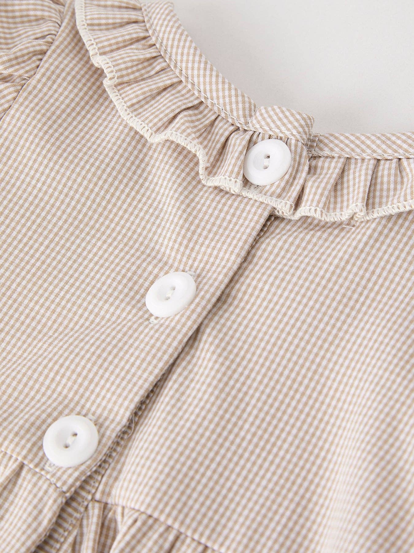 Pretty Pumpkins Embroidery Smock Romper