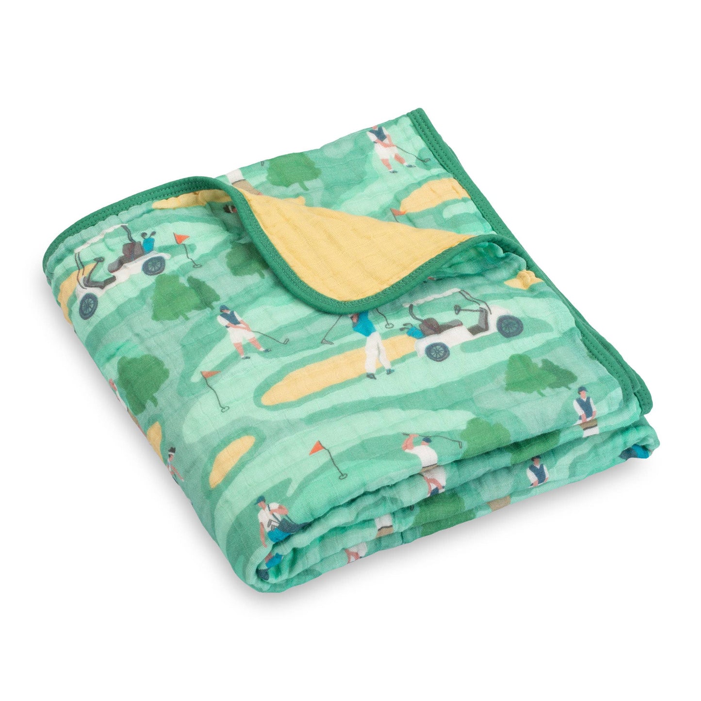 Muslin Quilt Baby & Kids Blanket Par-Tee Time Golf