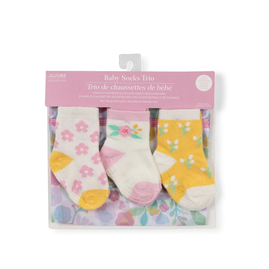 Baby Socks Trio Sweet Daisy