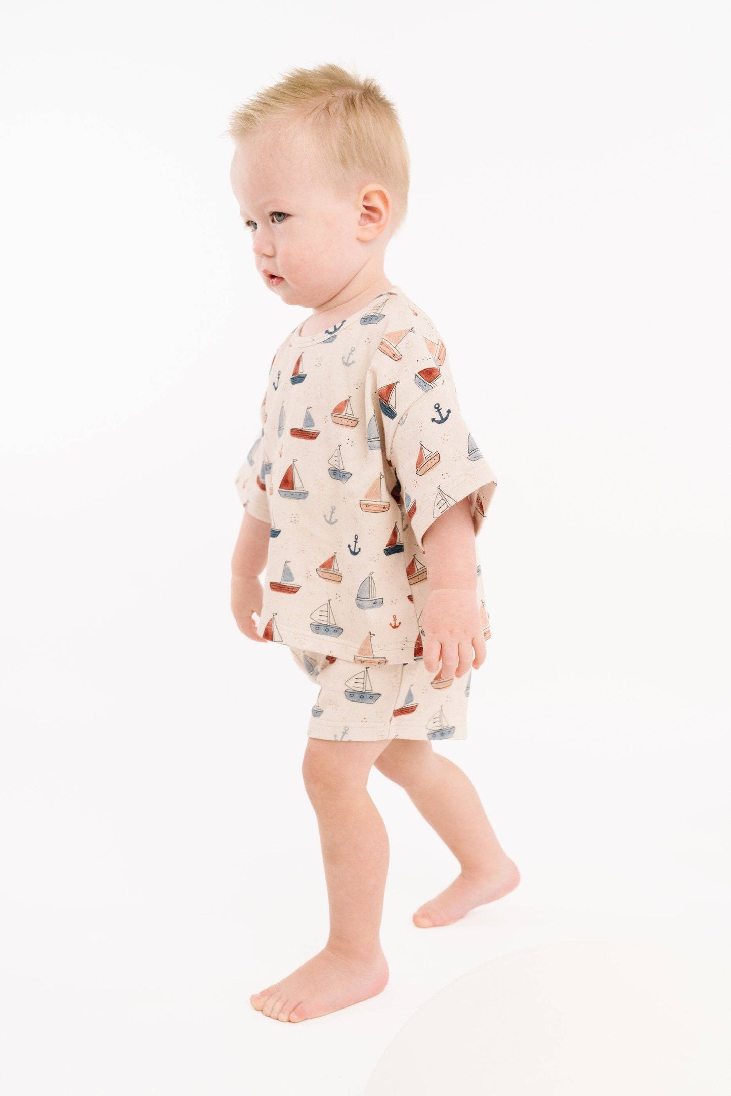 Nautical Sail Slouchy Set