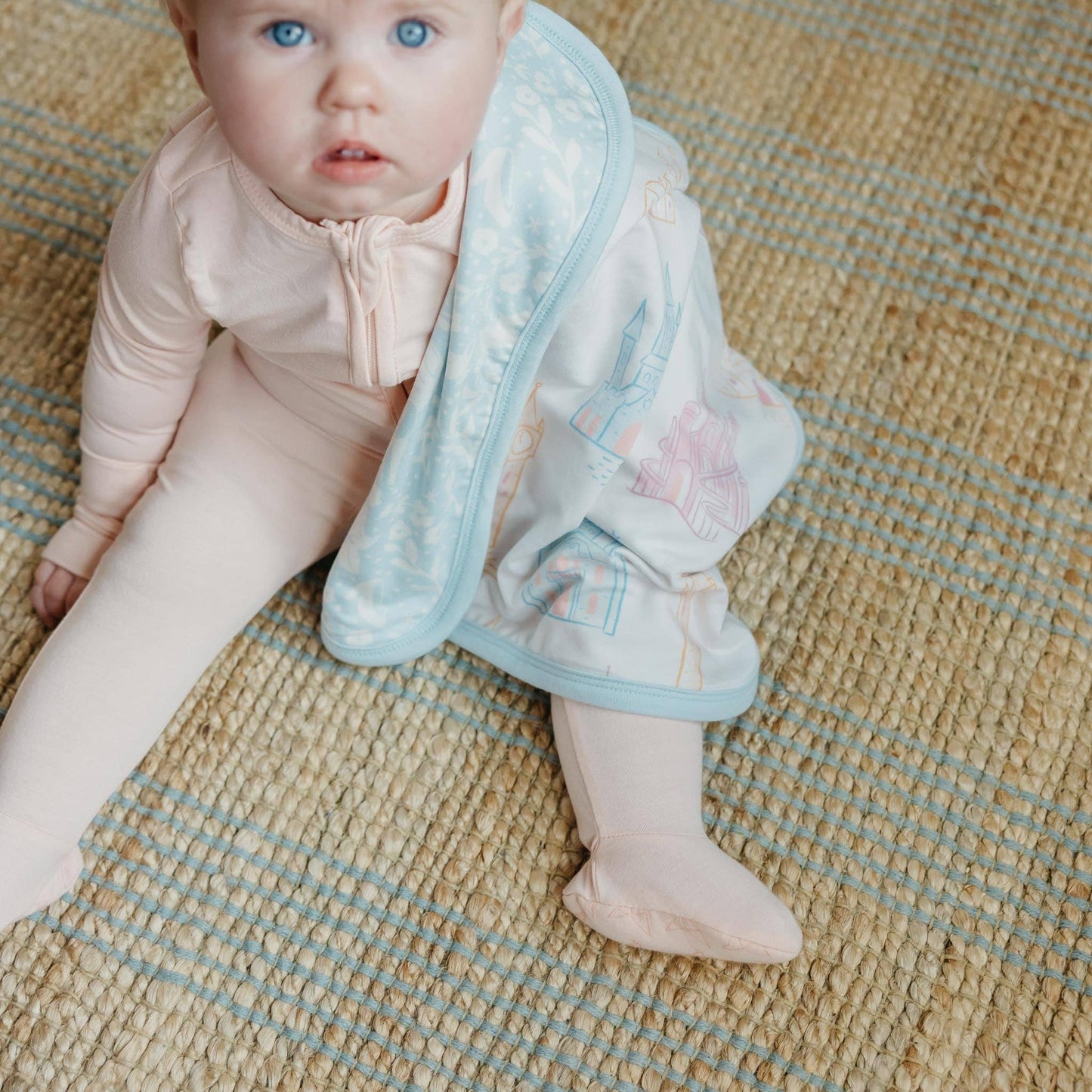 Three-Layer Security Blanket Set - Princess Palaces