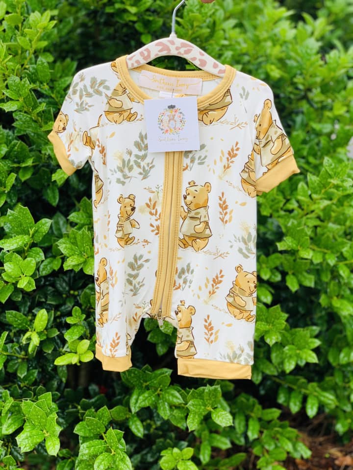 Hundred Acre Wood Bamboo Short Romper