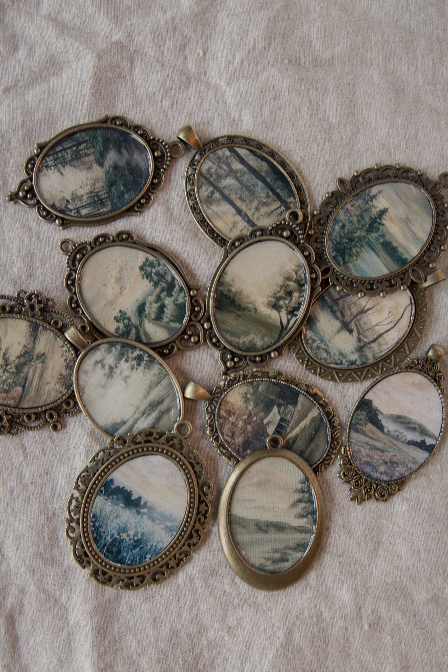 Landscape Antique Style Magnet Sets